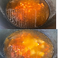 金针菇番茄豆腐汤的做法图解4