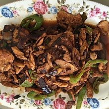 香煎嫩豆腐炒肉片