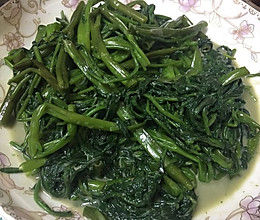 腐乳炒通菜的做法