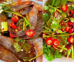 #唯有美食最粽要#好吃到起飞- Q弹生腌虾的做法