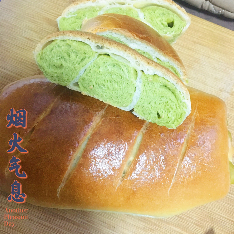 软软的淡奶油双色面包的做法