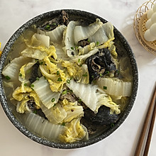#开启冬日滋补新吃法#乌鸡汤炖白菜