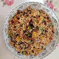 七色炒米饭的做法图解5