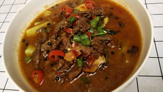 豆腐水煮牛肉