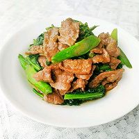 芥兰炒沙茶牛肉的做法图解15