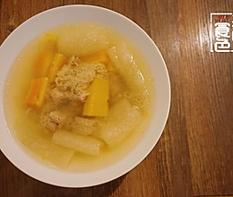 竹荪木瓜排骨汤的做法