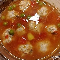 番茄鸡胸肉丸汤的做法图解9