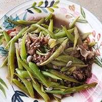 四季豆炒肥牛的做法图解10