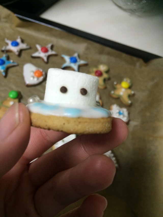 圣诞雪人姜饼的做法图解13