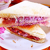 牛油果紫薯三明治的做法图解9