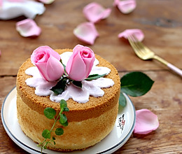 花开富贵酸奶鲜花裸蛋糕的做法