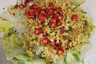 蒜蓉粉丝娃娃菜