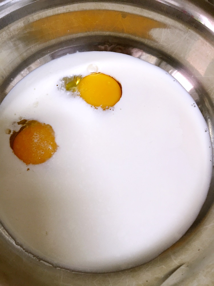 大明湖畔的pancake的做法图解1