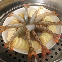 【美极玉子蒸大虾】的做法图解7