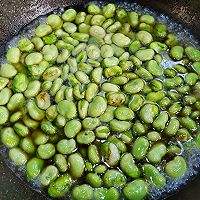 时鲜菜，农家蚕豆的做法图解4