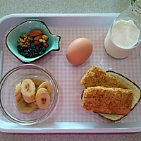 早蛋杯——香蕉蛋奶布丁风的做法图解1