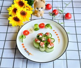 #丘比小能手料理课堂#黄瓜水果沙拉的做法