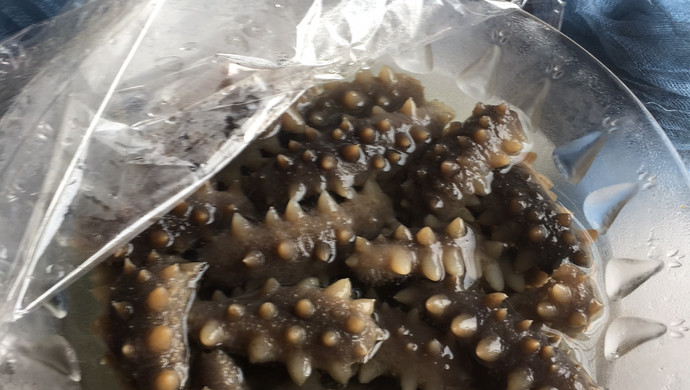 泡发鲜海参