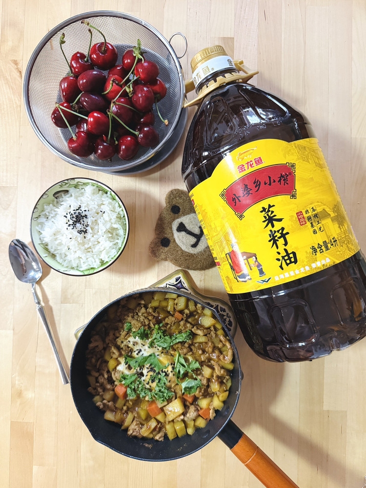 土豆肉沫咖喱饭的做法