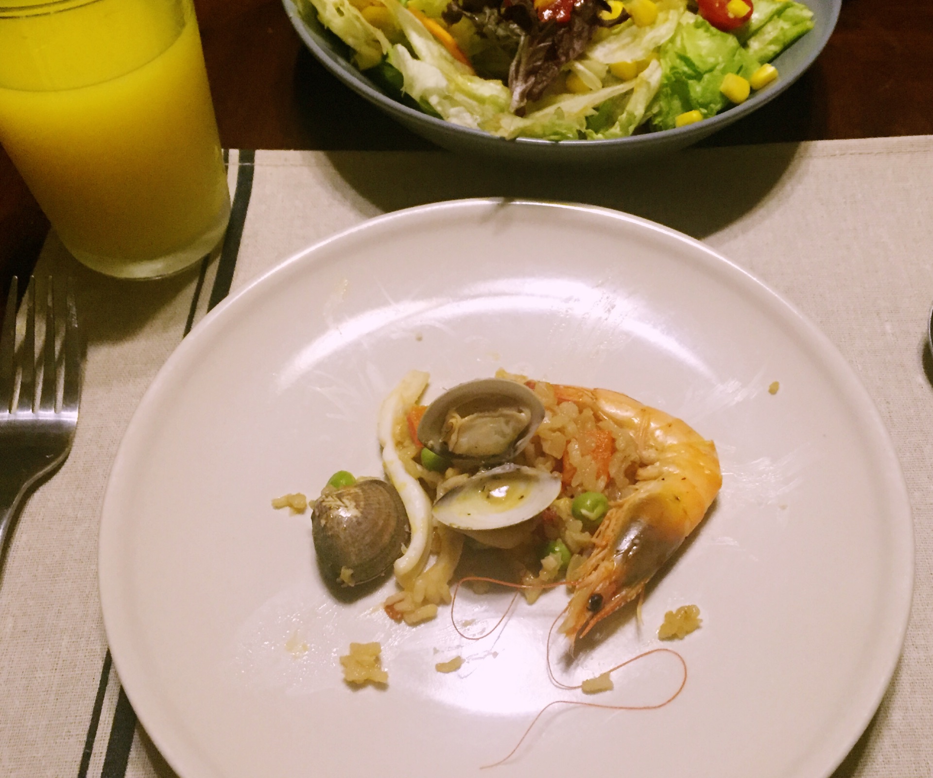 Spanish Seafood Rice (family version)