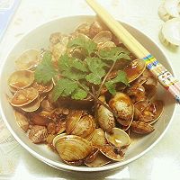 香辣爆炒花蛤的做法图解3