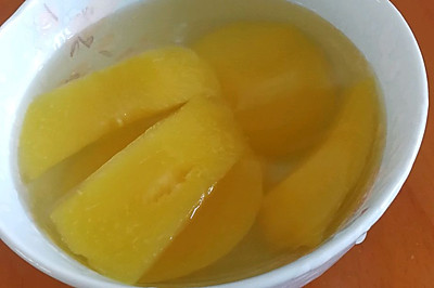 夏日甜汤～汤水黄桃