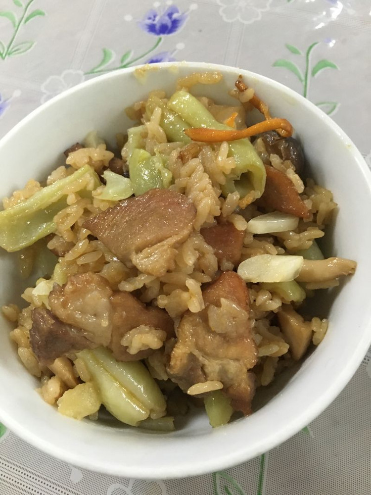焖杂饭的做法