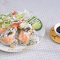 减脂餐 | 日式三文鱼海苔饭的做法图解6