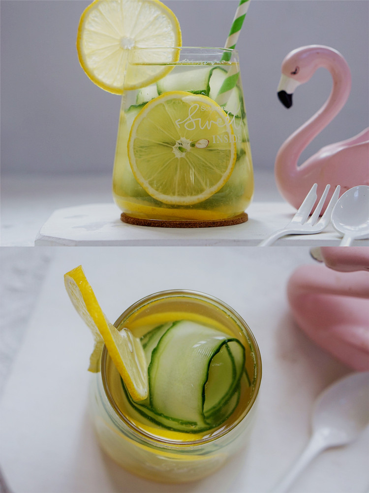 青瓜柠檬香醋饮的做法