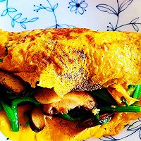 菠菜香菇法式煎蛋的做法图解7