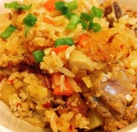 电饭锅快手排骨健康焖饭的做法图解6