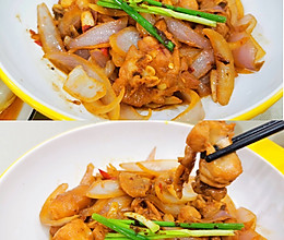 洋葱炒鸡肉的做法