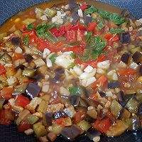 蒜辣酱肉茄茄丁的做法图解5
