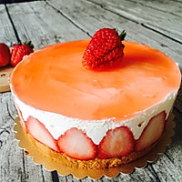 草莓酸奶慕斯蛋糕媲美冻芝士#豆果5周年#的做法图解23