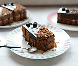 巧克力淋面蛋糕的做法