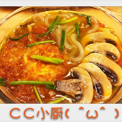 CC小厨之西红柿蘑菇汤粉