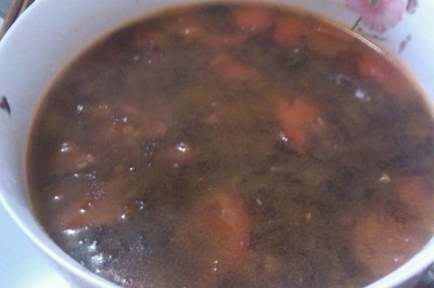 西红柿紫菜蛋汤