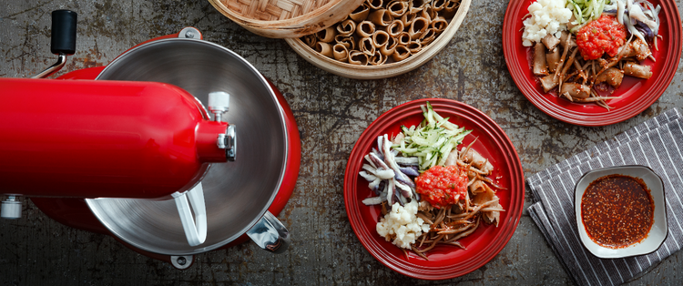 KitchenAid | 莜面时蔬酸辣冷汤的做法