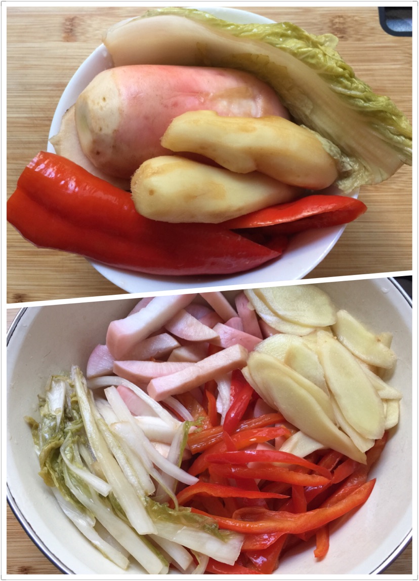 酸萝卜焖牛肉的做法图解1