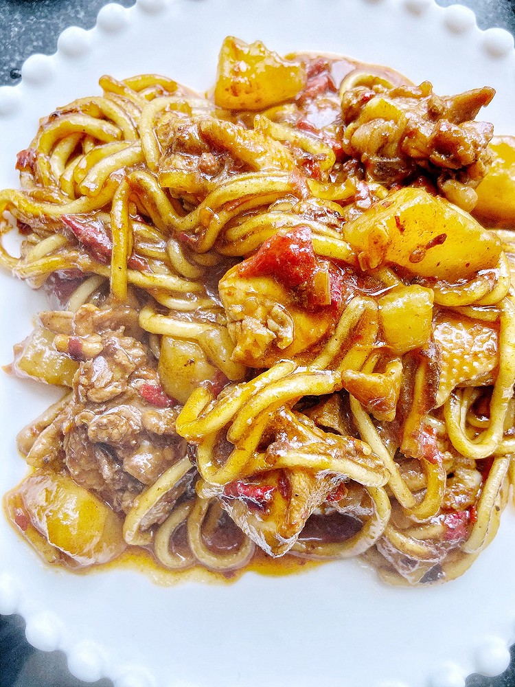 独家大盘鸡【马克西姆微压锅】食谱的做法