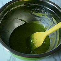 菠菜戚风#舌尖上的春宴#的做法图解4