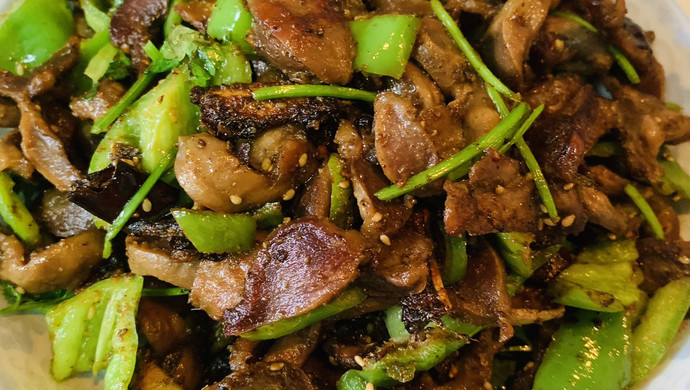孜然鸡胗