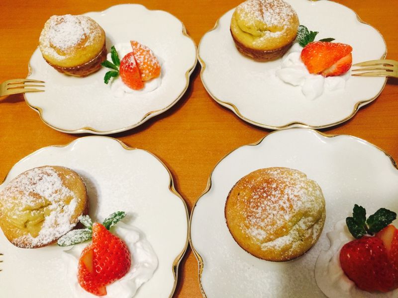 香蕉酸奶cupcake for baby（8个）