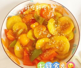 清新爽口家常菜~~~素烧西葫芦的做法