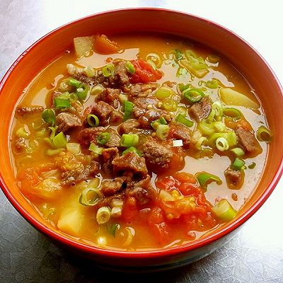 西红柿炖牛肉