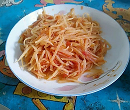 西红柿土豆丝的做法