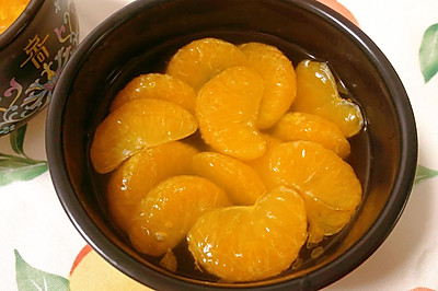秋天的第一颗橘子——冰糖橘子罐头