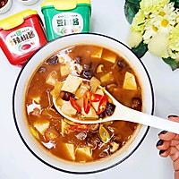 #暖冬酱在手，嗨吃部队锅#豆腐大酱汤的做法图解8