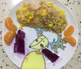 菠萝炒饭的做法