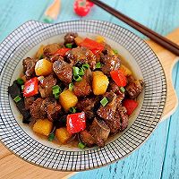 火麻油土豆红烧排骨的做法图解9